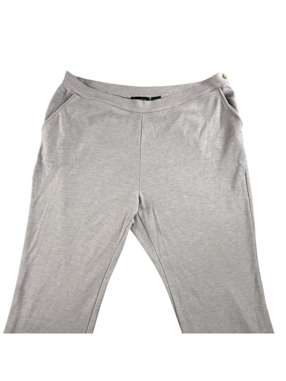 Lauren Ralph Lauren Knit Dress Pants Womens 2X Gray Straight Leg Relaxed Fit - Picture 4 of 16
